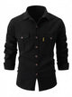 Comfortable Cotton Blend Dress Shirt for Big & Tall Men – Trendy 2025 Style