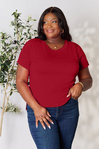 Basic Bae Full Size Round Neck Short Sleeve T-Shirt Trandify deal