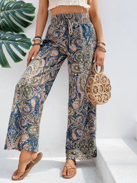 Printed Wide Leg Pants Trandify deal