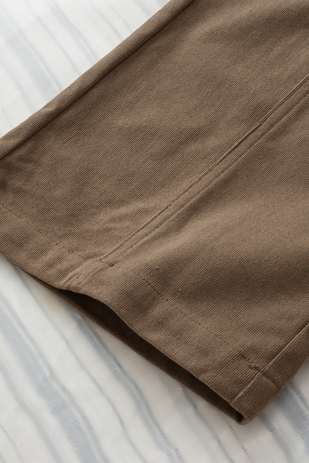 Half Elastic Waist Straight Pants Trandify Deal