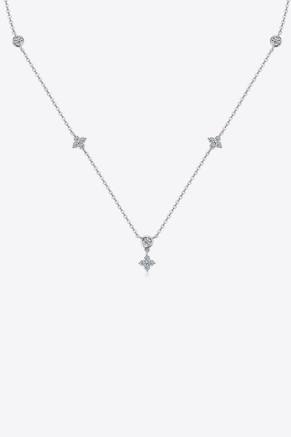 Moissanite 925 Sterling Silver Necklace Trandify Deal