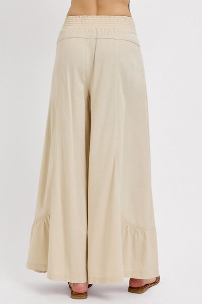 ashionable Wide Leg Pants with Elastic Waist – Comfortable & Stylish | Trandifydeal