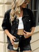 Comfortable Oversized Denim Jacket for Plus Size - Layered Look