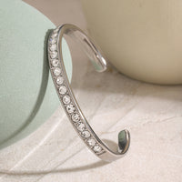 Stainless Steel Inlaid Zircon Bracelet Trandify Deal