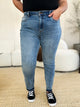 Judy Blue Full Size Mid Rise Rigid Magic Release Hem Jeans - Trandify Deal