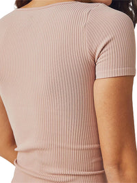 Round Neck Short Sleeve T-Shirt Trandify deal
