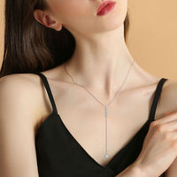 1.3 Carat Moissanite 925 Sterling Silver Drop Necklace Trandify deal