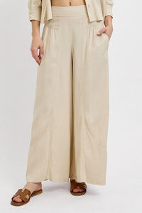 ashionable Wide Leg Pants with Elastic Waist – Comfortable & Stylish | Trandifydeal