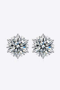 Stuck On You 4 Carat Moissanite Stud Earrings Trandify Deal