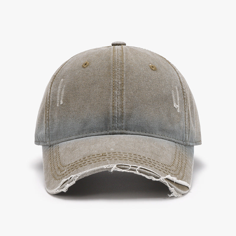 Distressed Washed Adjustable Baseball Cap Trandify deal