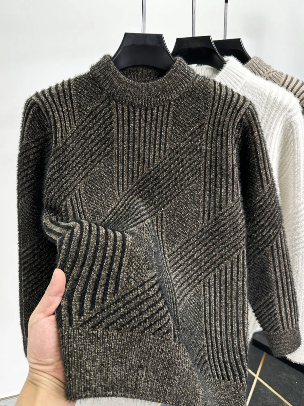 Soft Stretchable Crewneck Top for Men – Casual Layering Essential