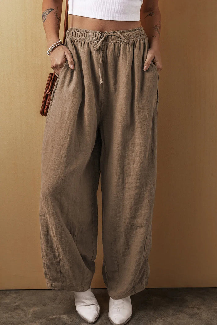 Drawstring Wide Leg Pants Trandify Deal
