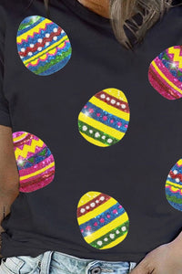 Plus Size Easter Round Neck Short Sleeve T-Shirt Trandify deal