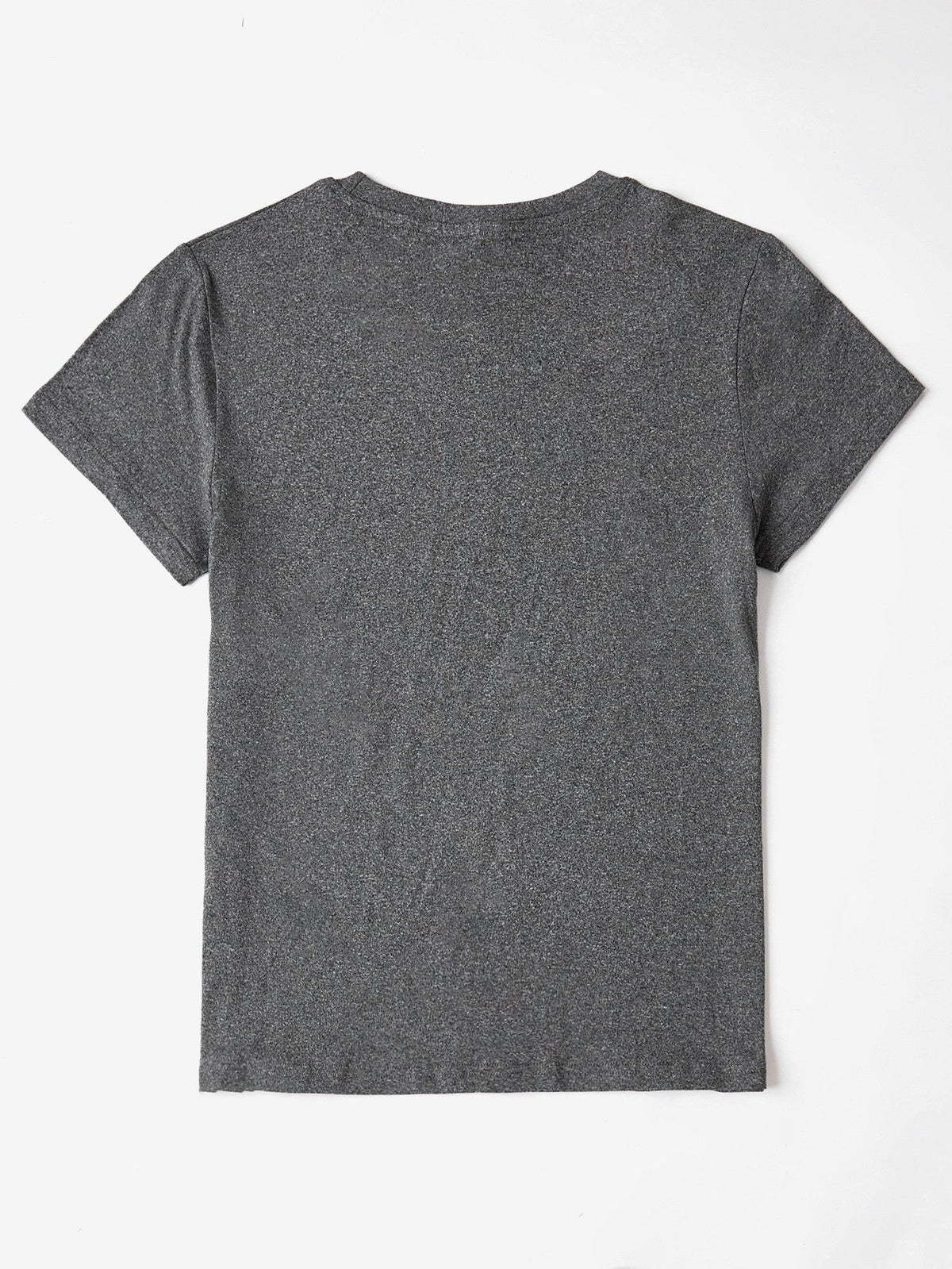 Letter Graphic Round Neck Short Sleeve T-Shirt Trandify deal