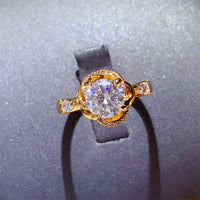 1 Carat Moissanite Zircon 925 Sterling Silver Ring Trandify Deal