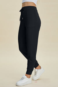 Basic Bae Full Size Air Scuba Drawstring High Waist Joggers Trandify Deal