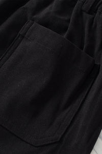 Half Elastic Waist Straight Pants Trandify Deal