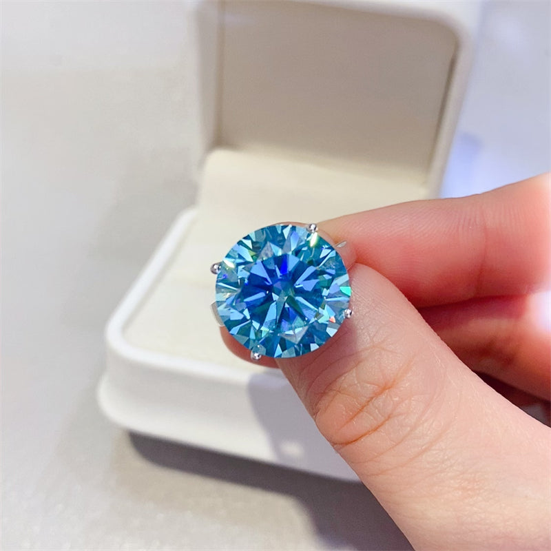 5 Carat Moissanite 925 Sterling Silver Ring Trandify deal