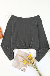 Off-Shoulder Long Sleeve Top Trandify Deal