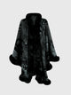 Versatile printed poncho for casual and formal wear - TrandifyDeal