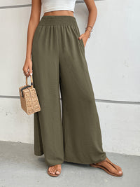 Perfee Wide Leg Pants with Pockets Trandify Deal