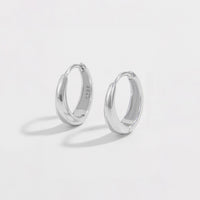 925 Sterling Silver Huggie Earrings Trandify Deal