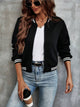 Zip Up Long Sleeve Jacket Trandify Deal