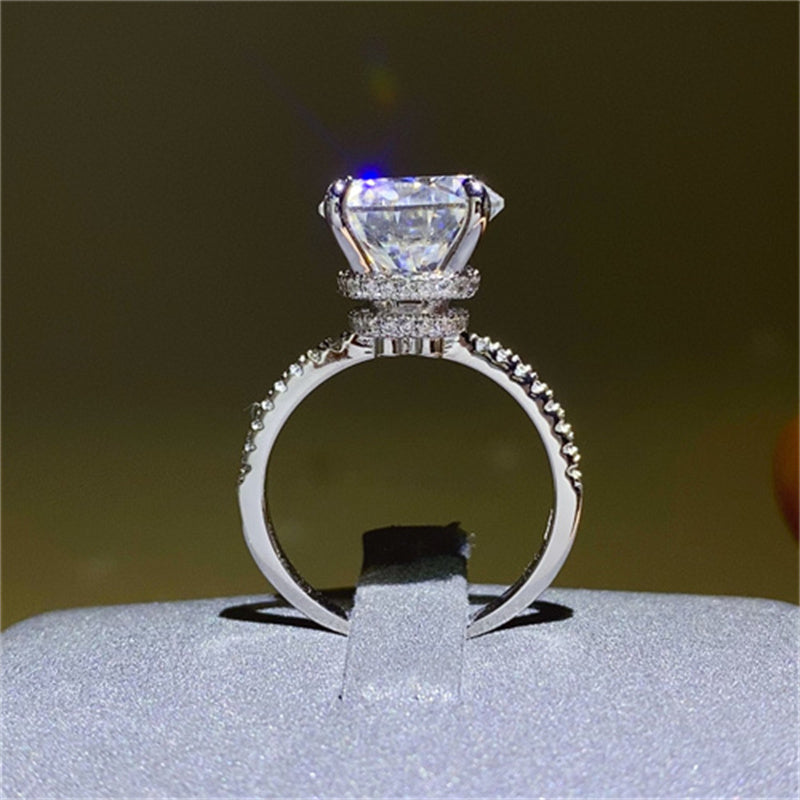 5 Carat Moissanite 925 Sterling Silver Ring Trandify Deal