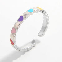 925 Sterling Silver Drip Oil Heart Ring Trandify Deal