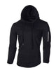 Men's Plus Size Slim Fit Hoodie | Long Sleeve Cotton Blend Pullover