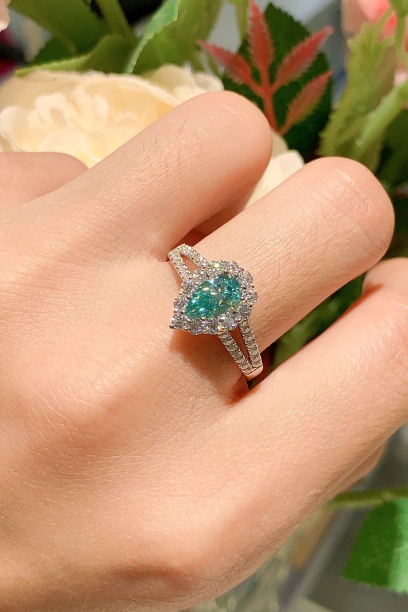 1 Carat Moissanite 925 Sterling Silver Ring Trandify Deal