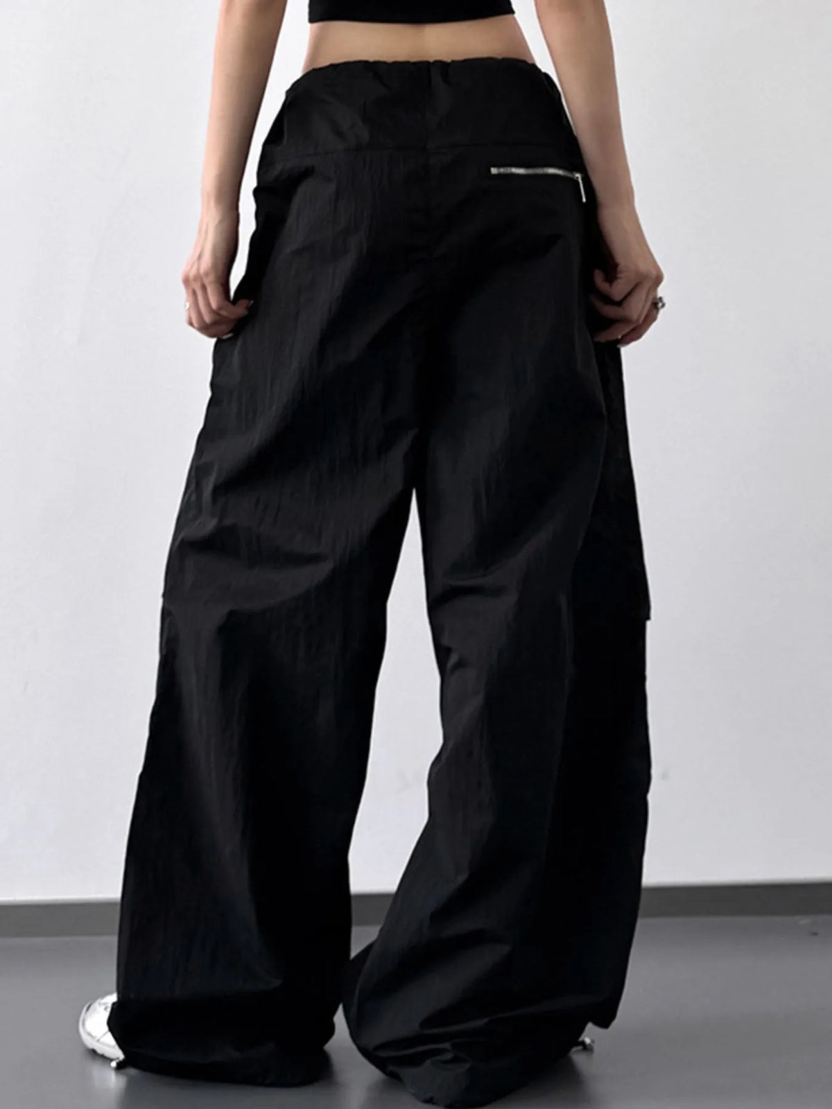 Trendy Streetwear Cargo Pants for Women – Comfort Fit & Adjustable Waist