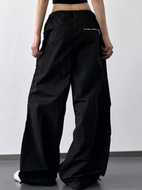 Trendy Streetwear Cargo Pants for Women – Comfort Fit & Adjustable Waist