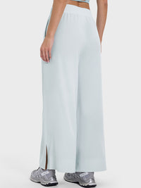 Millennia Slit Wide Leg Active Pants Trandify deal