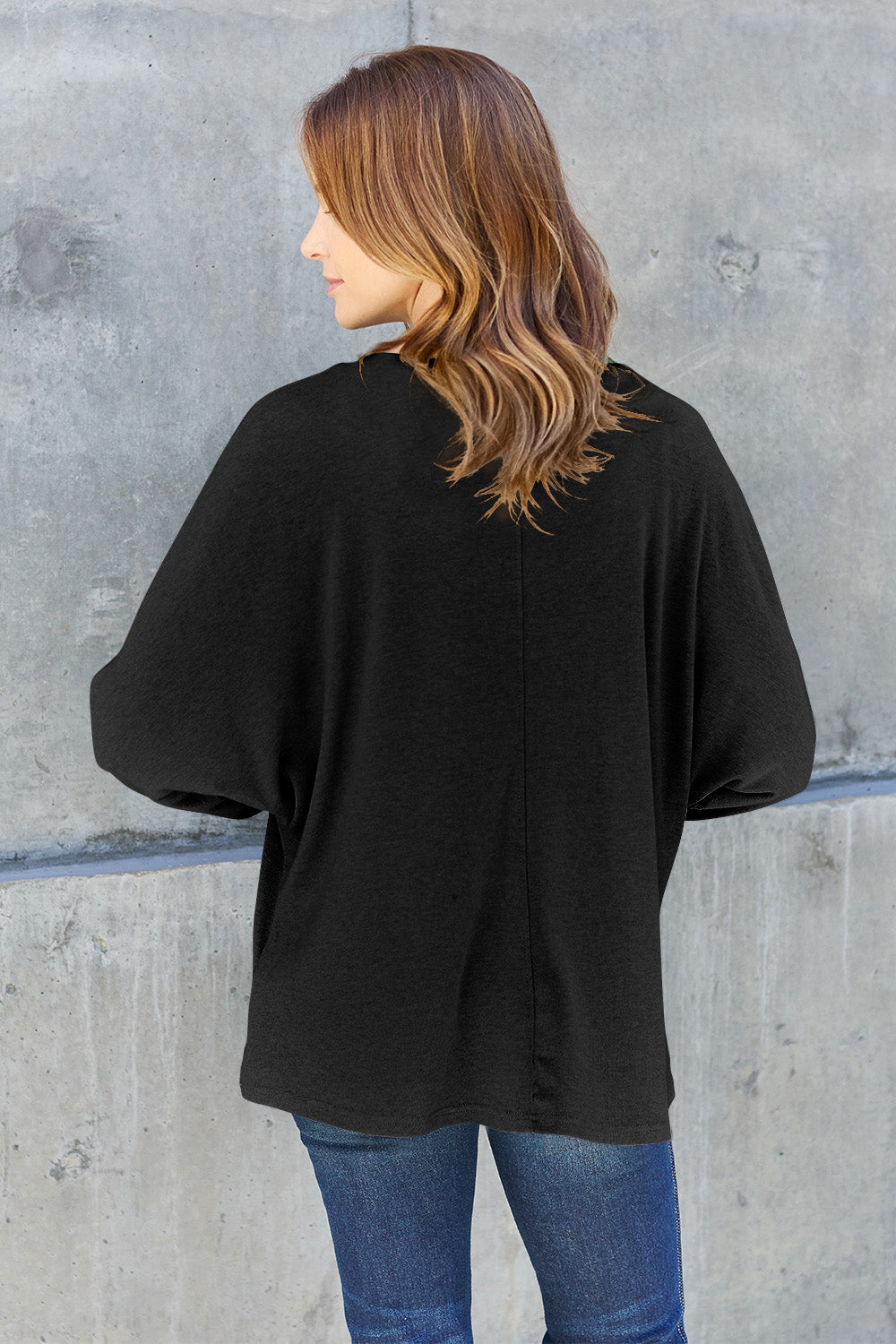 Double Take Full Size Round Neck Long Sleeve T-Shirt Trandify Deal