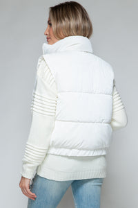 Snobbish Fine Fur Lining Quilted Vest Trandify Deal
