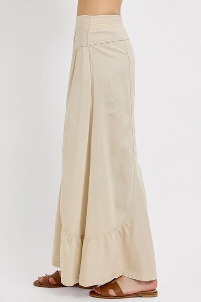 ashionable Wide Leg Pants with Elastic Waist – Comfortable & Stylish | Trandifydeal