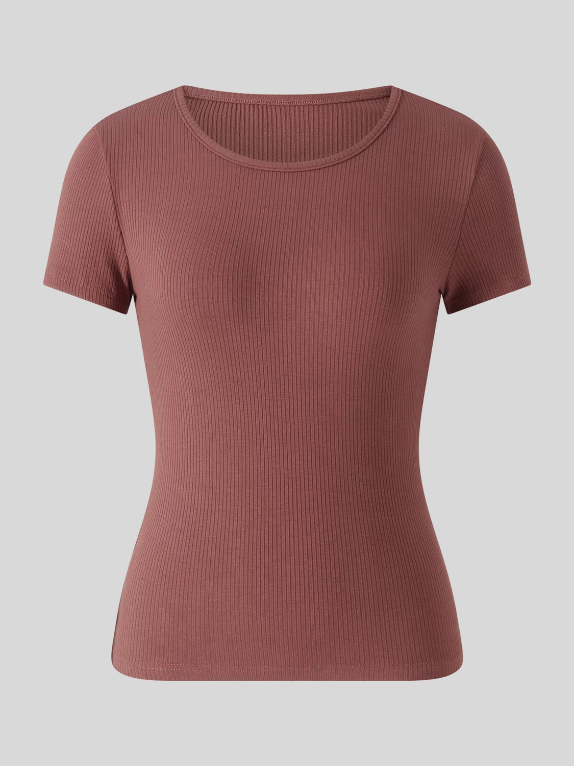 Round Neck Short Sleeve T-Shirt Trandify deal