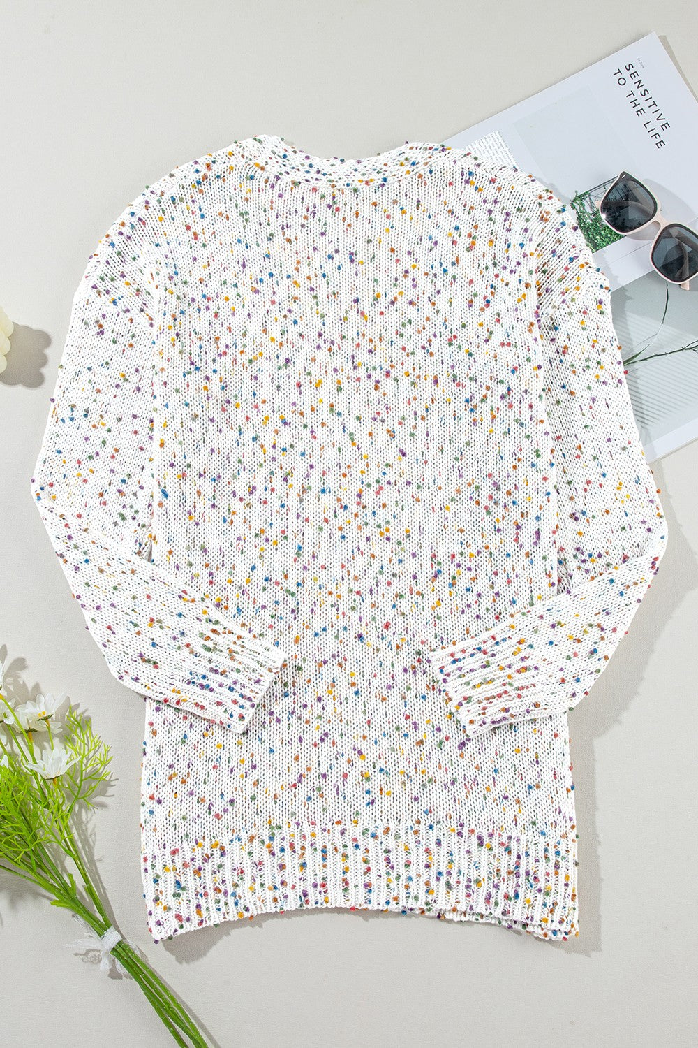 Open Front Long Sleeve Cardigan Trandify Deal