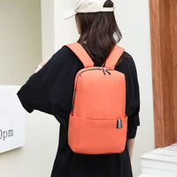 Solid Color Nylon Backpack Bag Trandify Deal