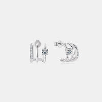 Moissanite 925 Sterling Silver Earrings Trandify deal
