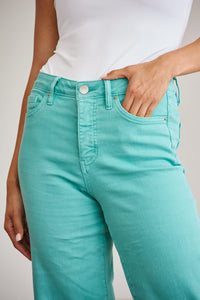 RFM Full Size Tummy Control High Waist Raw Hem Jeans Trandify deal