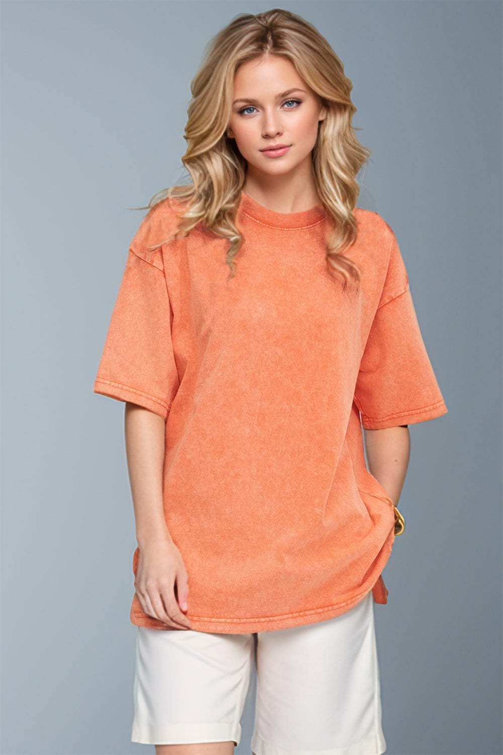 Basic Bae Round Neck Half Sleeve T-Shirt Trandify Deal