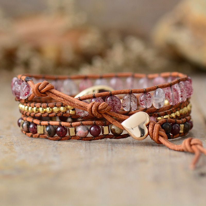 Natural Stone Layered Bracelet Trandify Deal