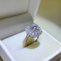2 Carat Moissanite 925 Sterling Silver Ring Trandify Deal
