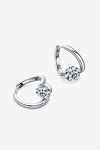 2 Carat Moissanite 925 Sterling Silver Heart Earrings Trandify deal