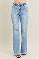 Judy Blue High Waist Flare Jeans with shield pockets