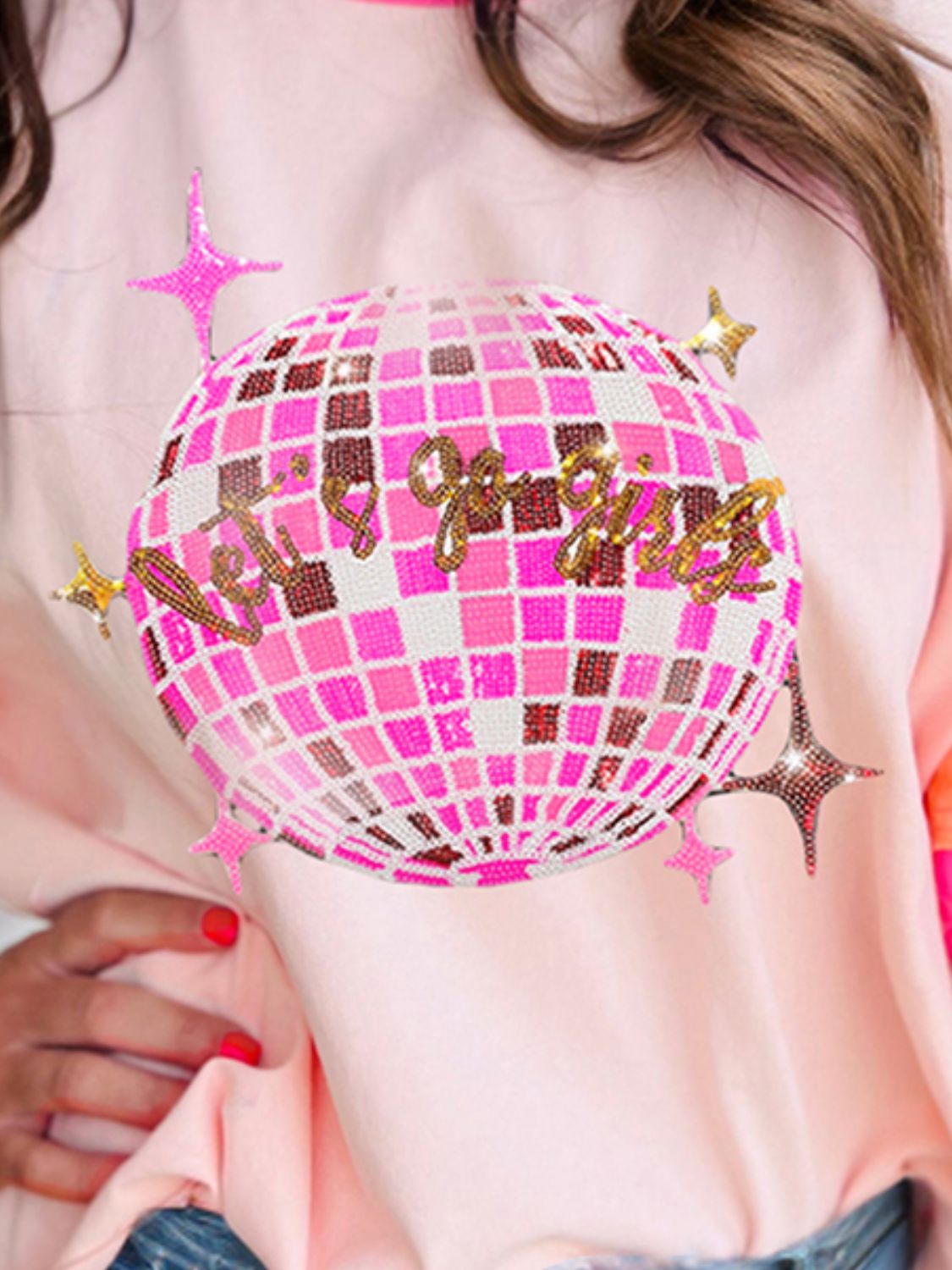 Graphic Round Neck Half Sleeve T-Shirt Trandify Deal