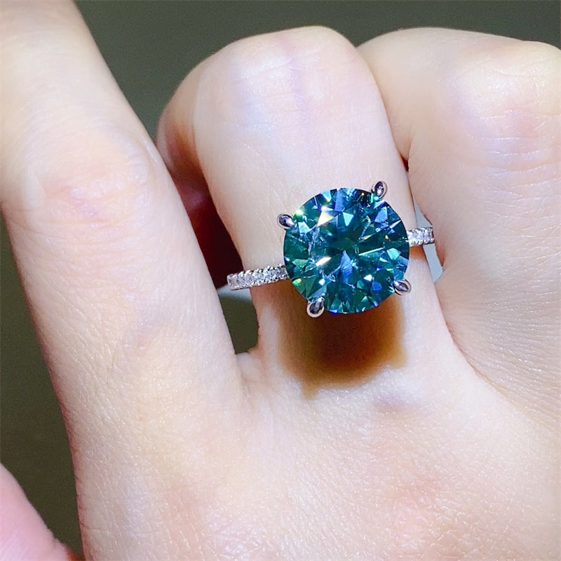 5 Carat Moissanite Zircon 925 Sterling Silver Ring Trandify Deal
