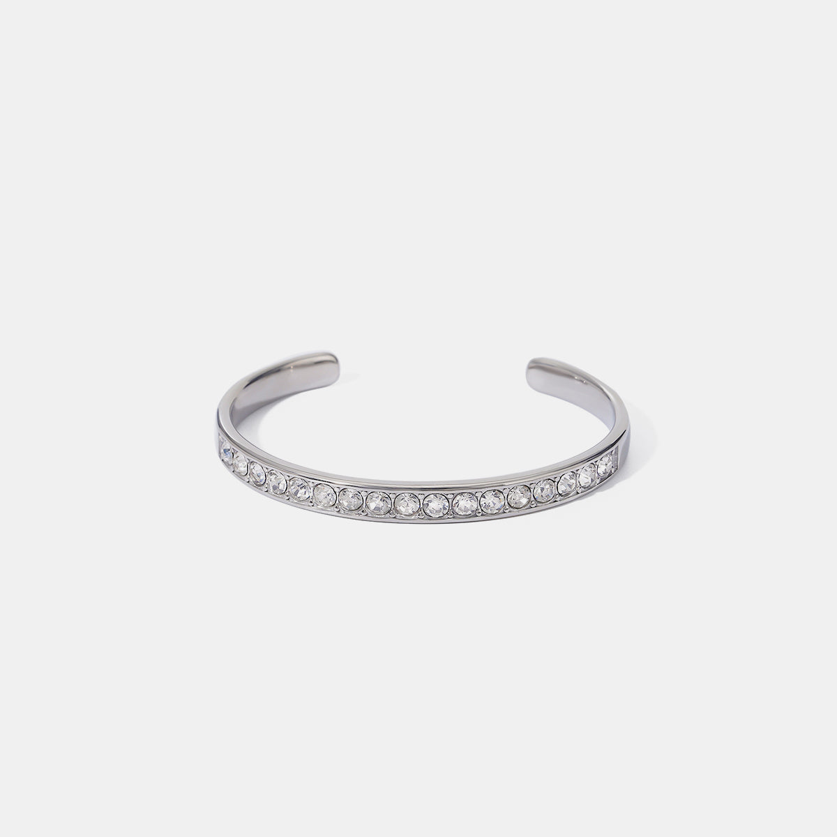 Stainless Steel Inlaid Zircon Bracelet Trandify Deal